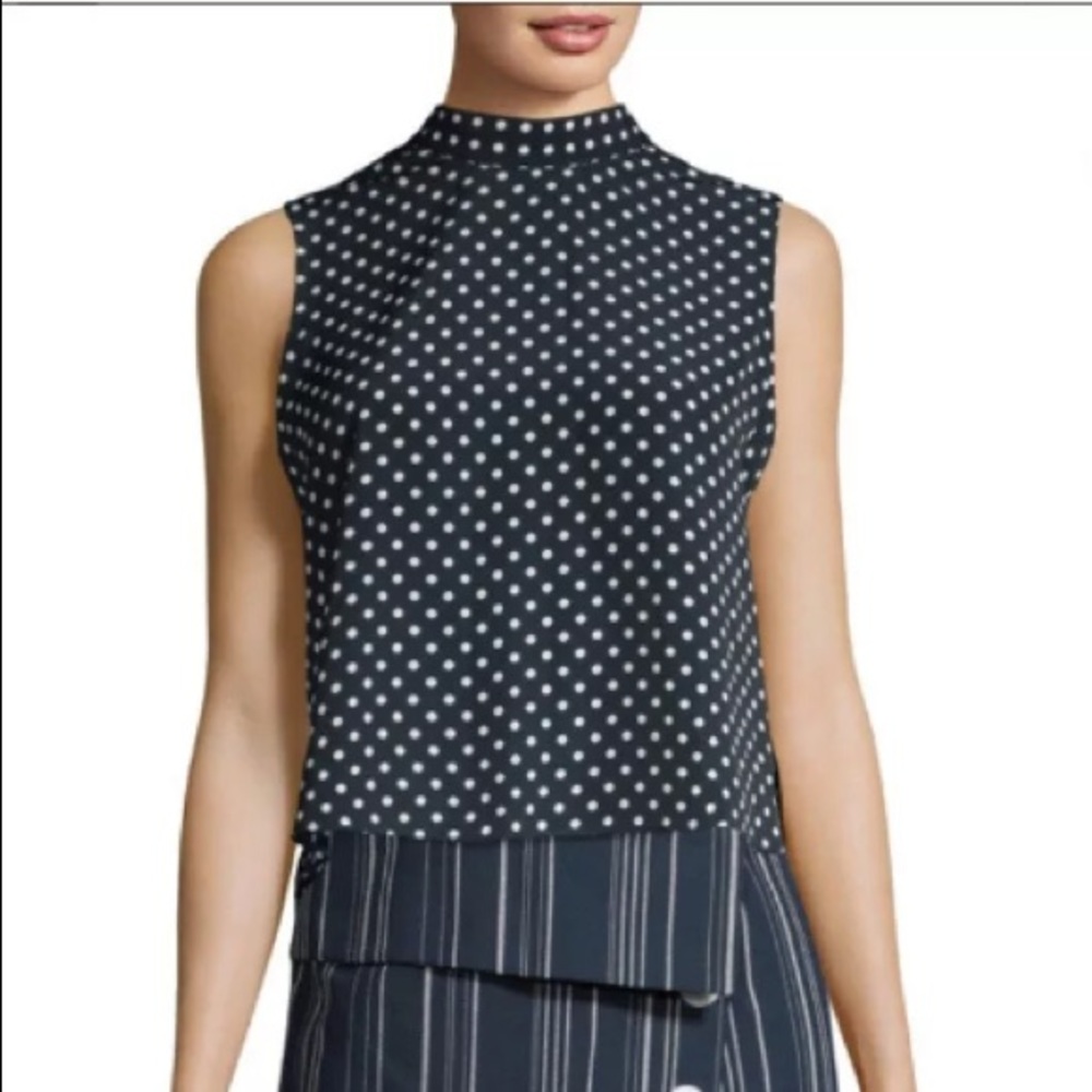Robert Rodriguez Ruffle Polka Dot Top (NWT) Size:S
